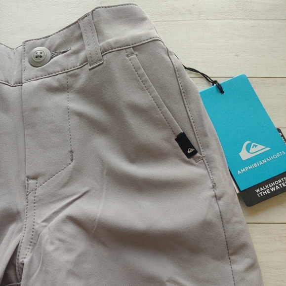 QUIKSILVER NEW boys Ocean Union Amphibian Shorts Sleet - Picture 2 of 16